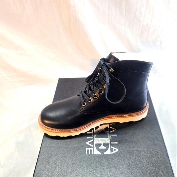 AUSTRALIA LUXE COLLECTIVE Ridgemont Men's Size 9 Black Leather Boot New - Picture 4 of 5